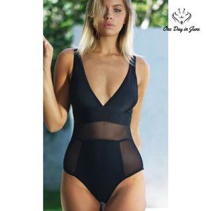 Cupshe Hollow Out Mesh One Piece Swimsuit